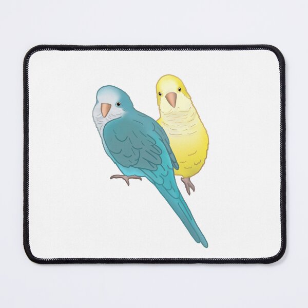 Item preview, Cute Blue and Yellow Quaker Pair designed and sold by LittleBeaksArt.
