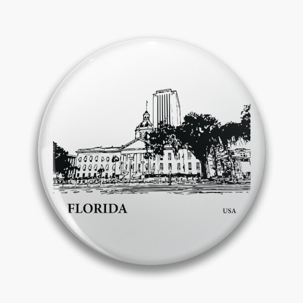 Artikelvorschau, Bundesstaat Florida, USA entworfen und verkauft von Lakeric Cityscapes.