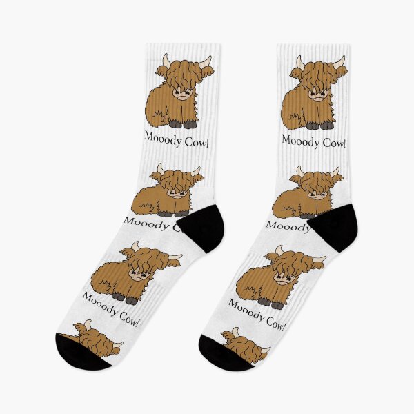 Item preview, Highland Cow - Mooody moody cow designed and sold by Scat the cat.