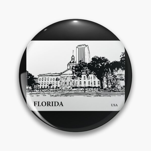 Artikelvorschau, Bundesstaat Florida, USA entworfen und verkauft von Lakeric Cityscapes.