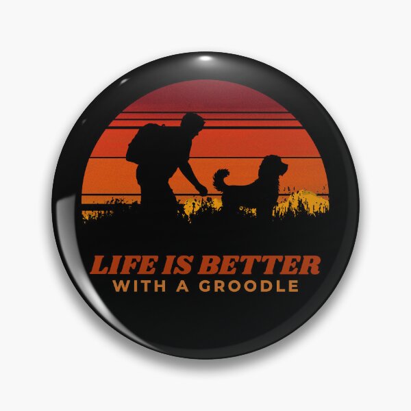 Item preview, Life Is Better With A Groodle Vintage Country Dog Gift  designed and sold by Guarddogdrive.