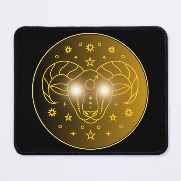 Item preview, Aries Golden Mystical designed and sold by MysticZodiac.