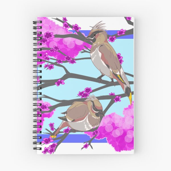 Item preview, Bohemian Waxwings in Crabapple Tree designed and sold by vulpiniquest.