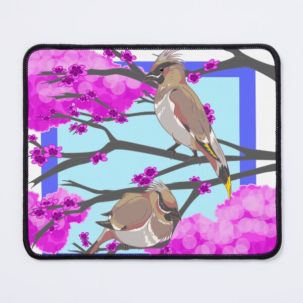 Item preview, Bohemian Waxwings in Crabapple Tree designed and sold by vulpiniquest.