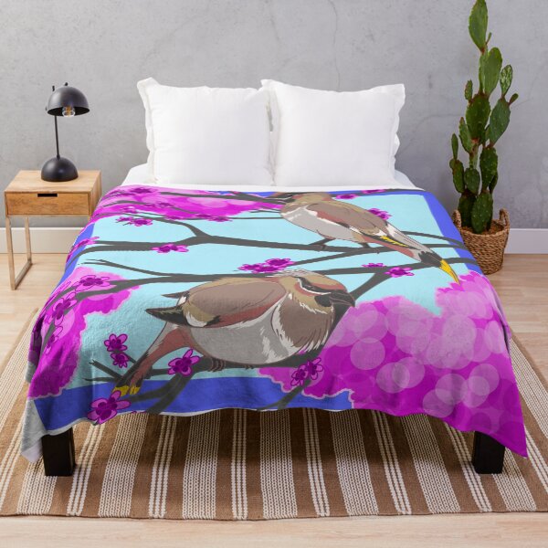 Item preview, Bohemian Waxwings in Crabapple Tree designed and sold by vulpiniquest.