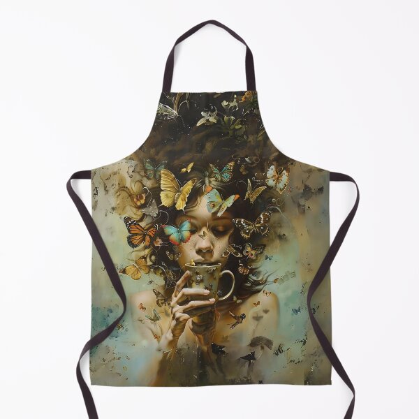 Item preview, Butterfly Woman And Coffee Art designed and sold by Obsidian Ink by Wilshire.