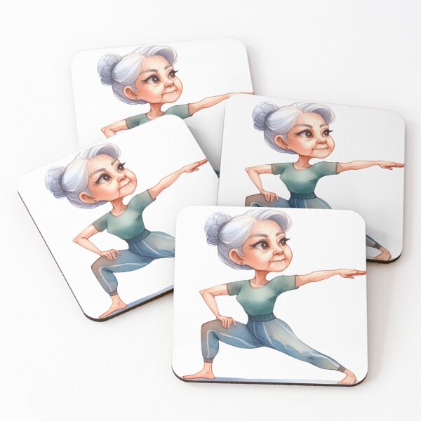 Item preview, Grandma-In-Yoga designed and sold by DigitCrea.