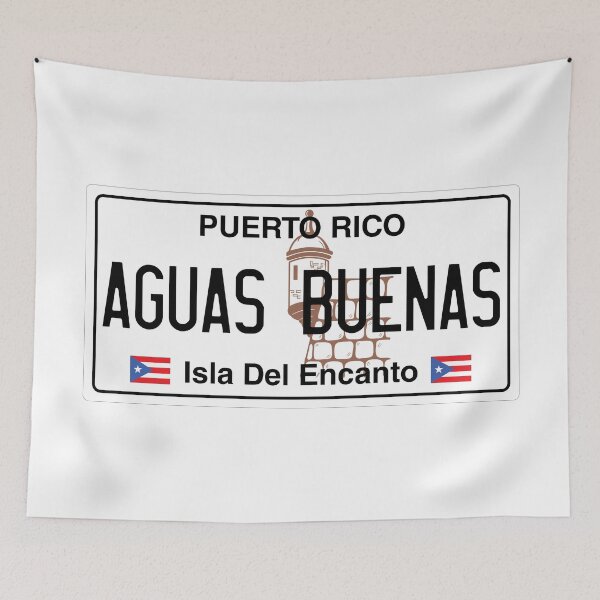 Item preview, PR Plate - Aguas Buenas designed and sold by snxworld.