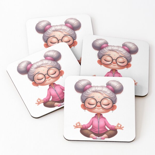 Item preview, Grandma-In-Yoga designed and sold by DigitCrea.
