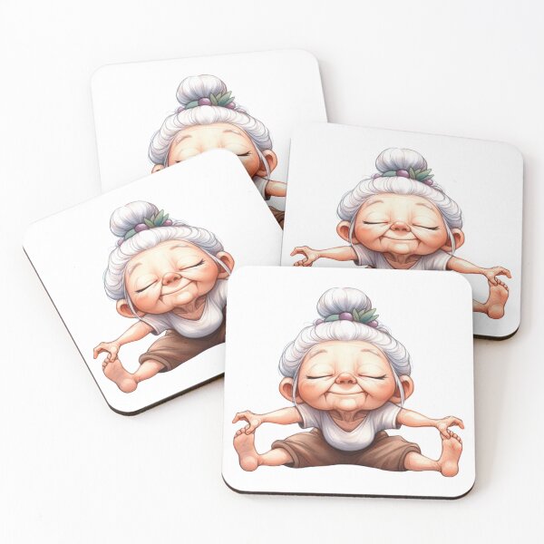 Item preview, Grandma-In-Yoga designed and sold by DigitCrea.