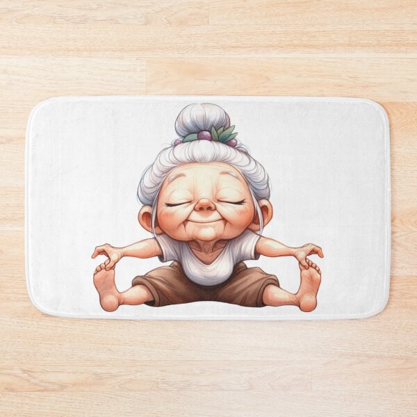 Item preview, Grandma-In-Yoga designed and sold by DigitCrea.