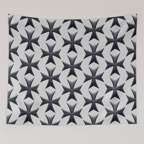 Item preview, Modern Metallic Maltese Cross Design designed and sold by Alphaproject.
