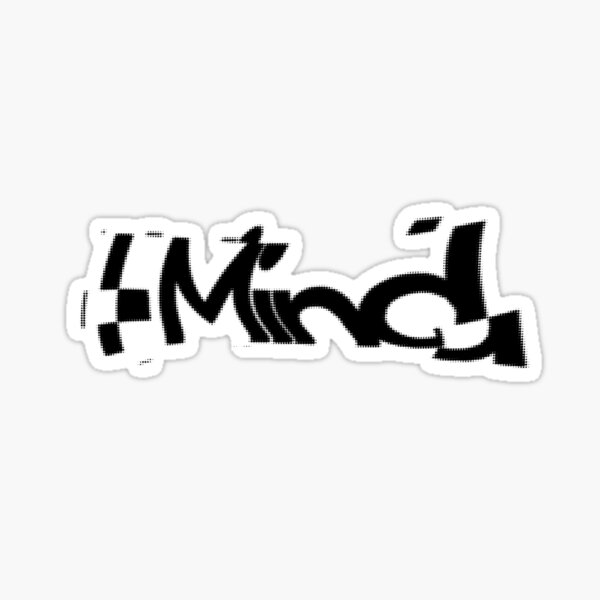 Item preview, I Mind Distorted CAPTCHA Font Rebellious Statement designed and sold by Yspam.
