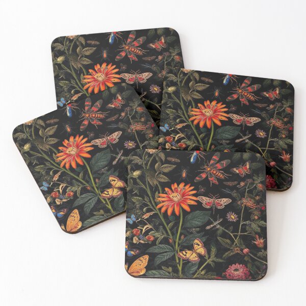 Item preview, Floral Pattern: A Symphony of Insects and Blooms designed and sold by dsxclothing.