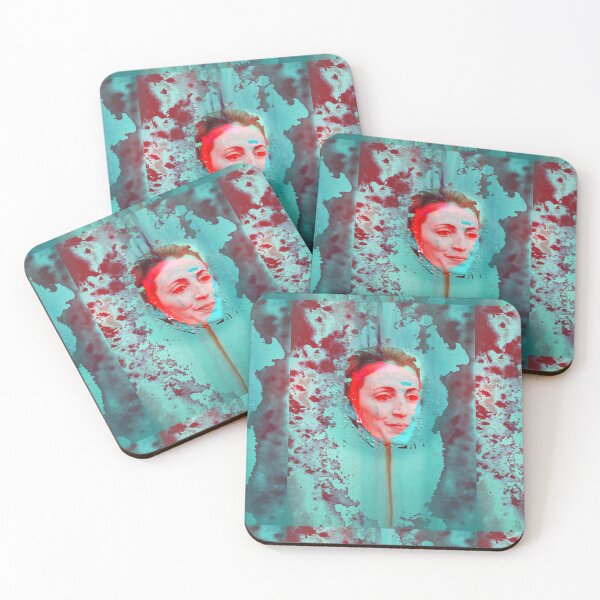 Item preview, Abstract photography filtered organic woman portrait designed and sold by Carré Comme Orange.