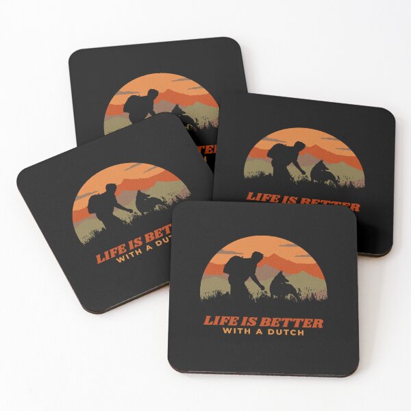 Item preview, Life Is Better With Dutch Shepherd Vintage Country Gift  designed and sold by Guarddogdrive.