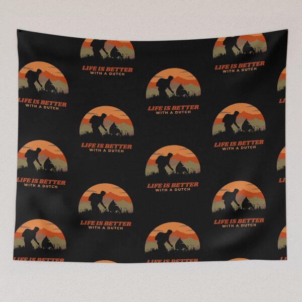 Item preview, Life Is Better With Dutch Shepherd Vintage Country Gift  designed and sold by Guarddogdrive.
