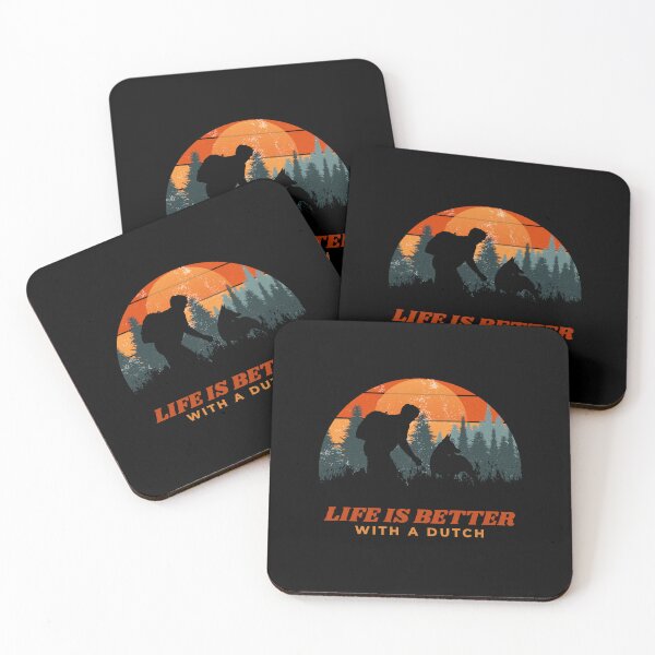 Item preview, Life Is Better With Dutch Shepherd Vintage Sunset Gift  designed and sold by Guarddogdrive.