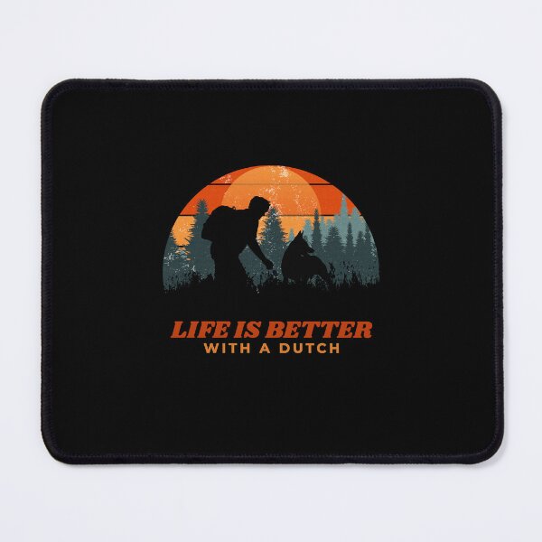 Item preview, Life Is Better With Dutch Shepherd Vintage Sunset Gift designed and sold by Guarddogdrive.