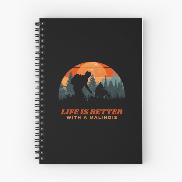 Item preview, Life Is Better With A Malinois Vintage Sunset Dog Gift  designed and sold by Guarddogdrive.
