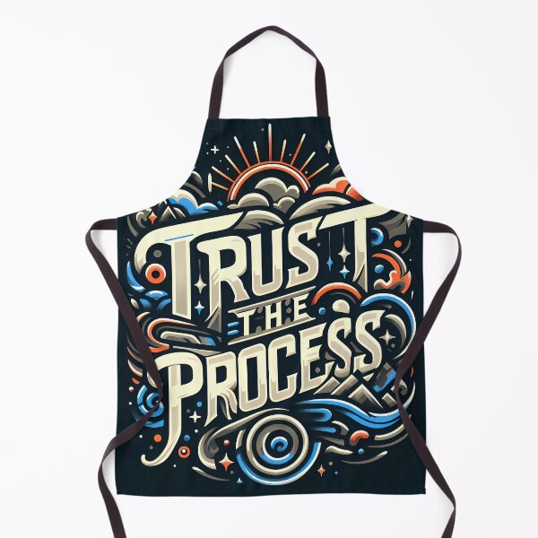 Item preview, Trust the process, typography designed and sold by maxmaj.