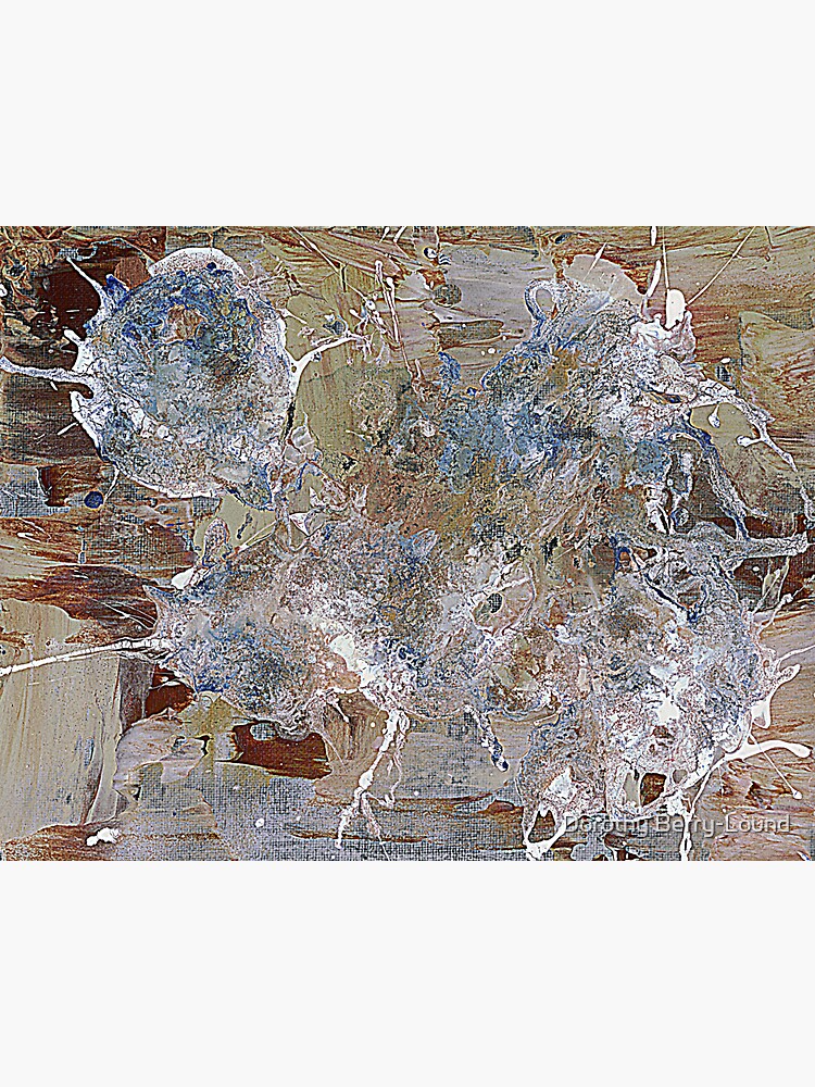 Thumbnail 3 of 3, Sticker, Cappucino Splash Abstract Painting designed and sold by ShannathShima.