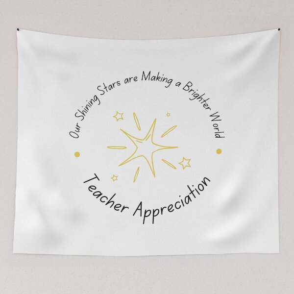 Item preview, Teacher Appreciation Shining Star Brighter World designed and sold by thankluckystars.