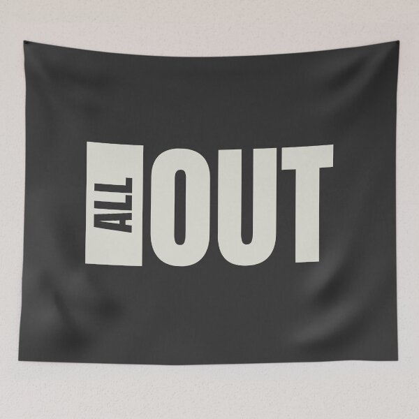 Item preview, ALL OUT - Text Design designed and sold by ReelRide Creations.
