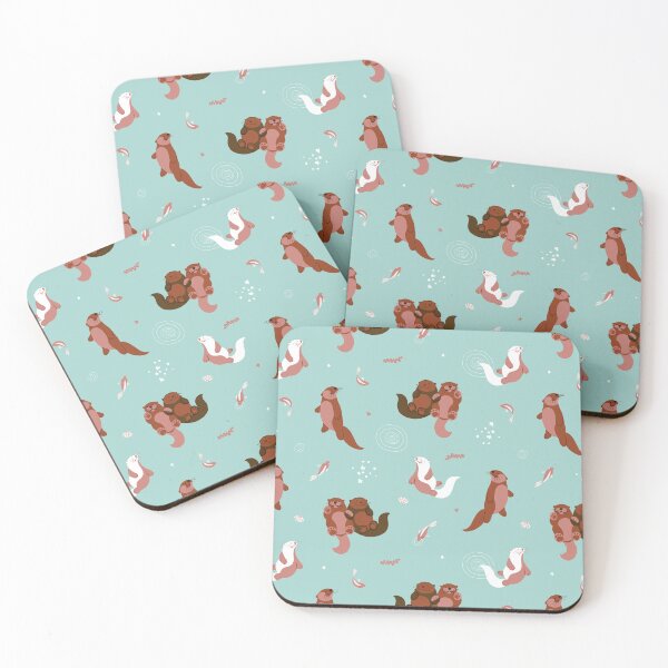 Item preview, Sea Otters in the Ocean designed and sold by Nemki.