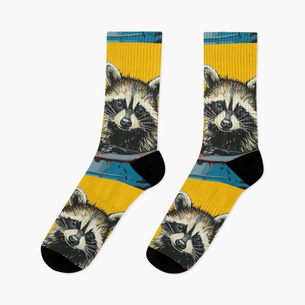 Artikelvorschau, Motivierender Müll Panda (Waschbär) Mülleimer entworfen und verkauft von HippieShackAL.