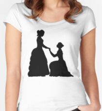a decent proposal Women's Fitted Scoop T-Shirt