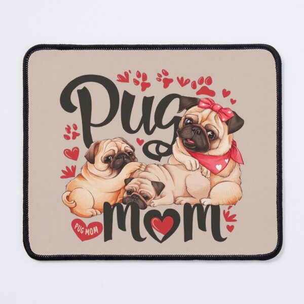 Item preview, Pug Mom designed and sold by Hairball-Pets.