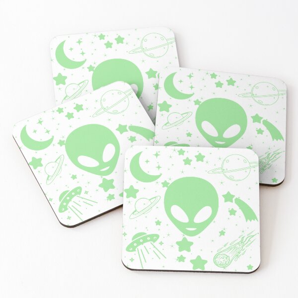 Item preview, Y2K Alien Pattern designed and sold by HippieShackAL.