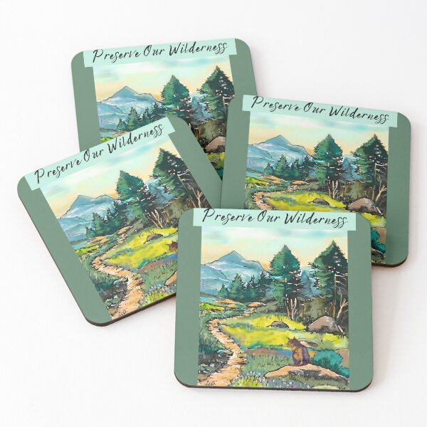 Item preview, Preserve Our Wilderness: Cat in Georgia Mountains designed and sold by adriaquart.