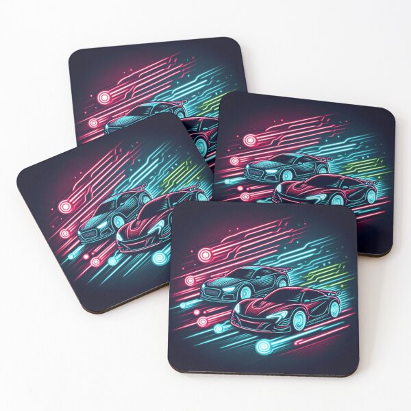 Item preview, Neon Cars Racing designed and sold by KTGim.
