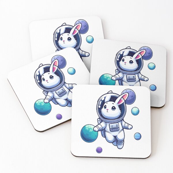 Item preview, Astronaut Bunny Space designed and sold by maknateeshop.