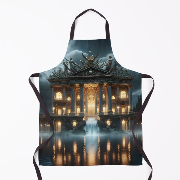 Item preview, Ancient Greek Palace Art with Stormy Clouds  designed and sold by PandaTShirtShop.