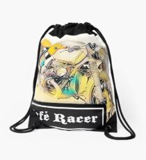 Café Racer Drawstring Bag