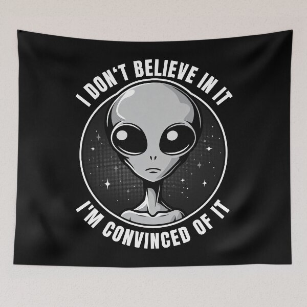 Item preview, Alien Aliens Extraterrestrial Existence Belief Convinced designed and sold by Infinitee8hirts.