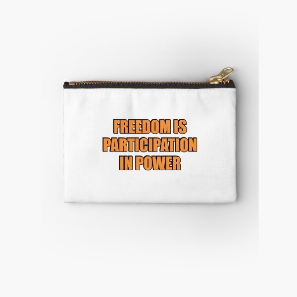 Item preview, Freedom is participation in power - Cicero quotes designed and sold by Inspirationmotivation.
