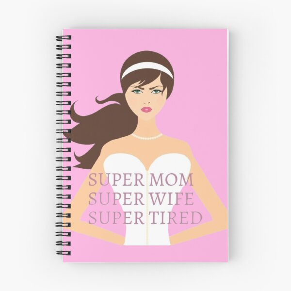 Item preview, Super Mom Super Wife Super Tired - Pink Background designed and sold by TGAL2.