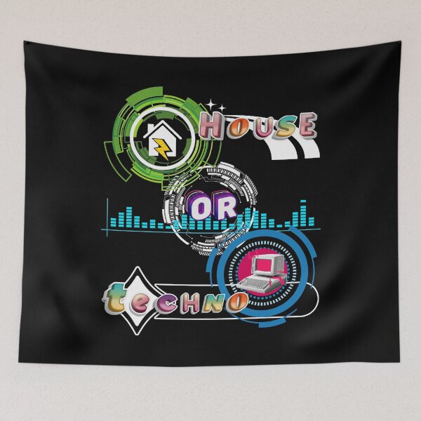Item preview,  House or Techno designed and sold by MM-flight-art.