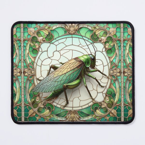 Item preview, Cricket in Leaded Light - Coloured designed and sold by shape-shifter24.