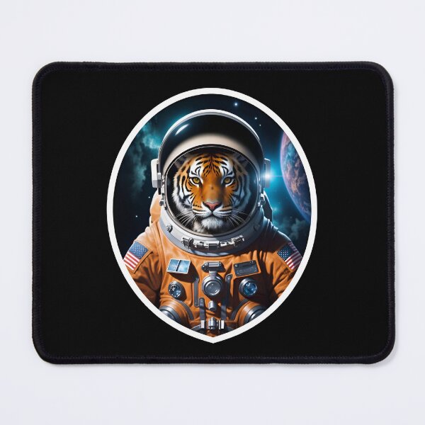 Item preview, Cool Tiger Astronaut In Space designed and sold by TheArtOfPat.