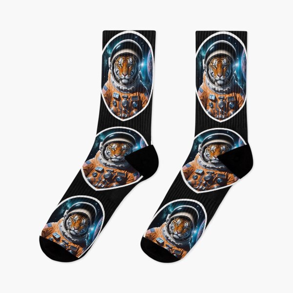 Item preview, Cool Tiger Astronaut In Space designed and sold by TheArtOfPat.