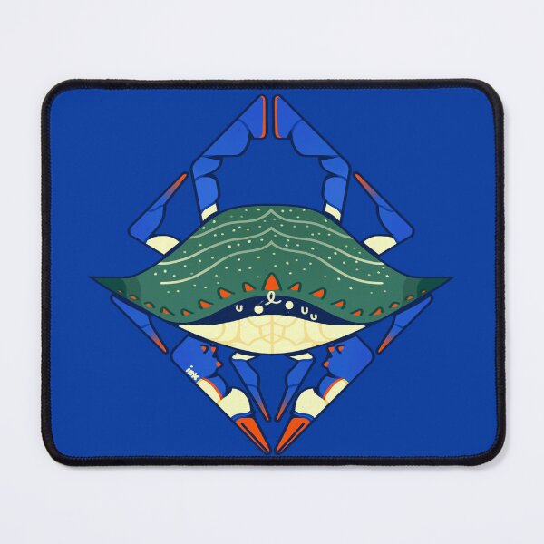 Item preview, Mermay 2024, Lagoon (Blue Crab) designed and sold by inkvisage.