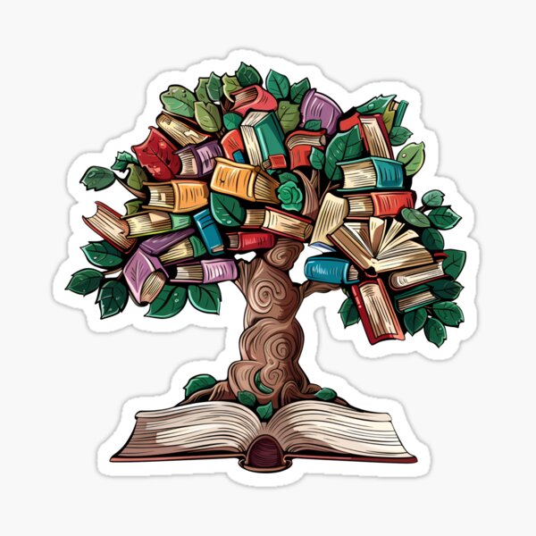 Artikel-Vorschau von Baum des Buchwissens, designt und verkauft von Glenn Slingsby.