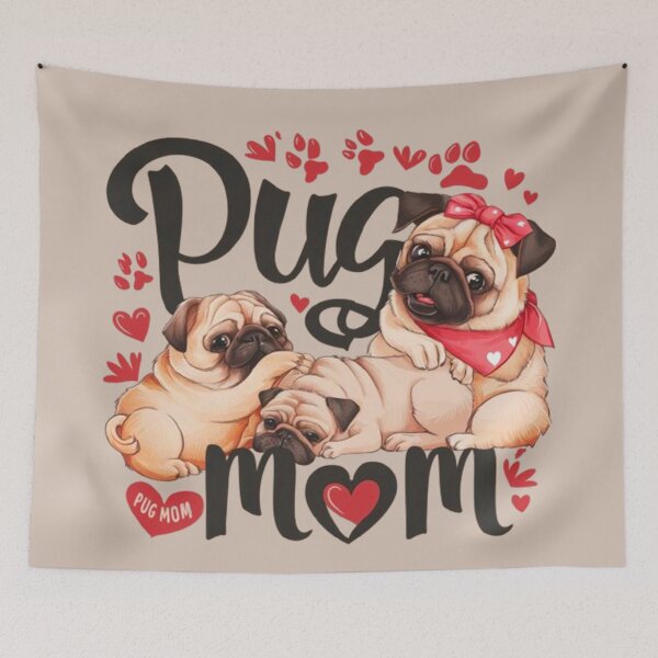 Item preview,  Pug Mom designed and sold by Hairball-Pets.