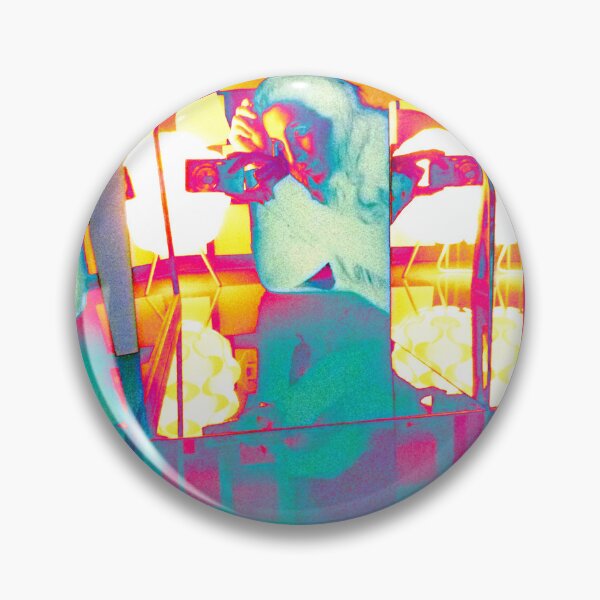 Item preview, Filtered abstract photography neon woman self-portrait designed and sold by Carré Comme Orange.