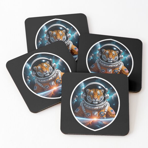 Item preview, Cool Tiger Astronaut In Space designed and sold by TheArtOfPat.
